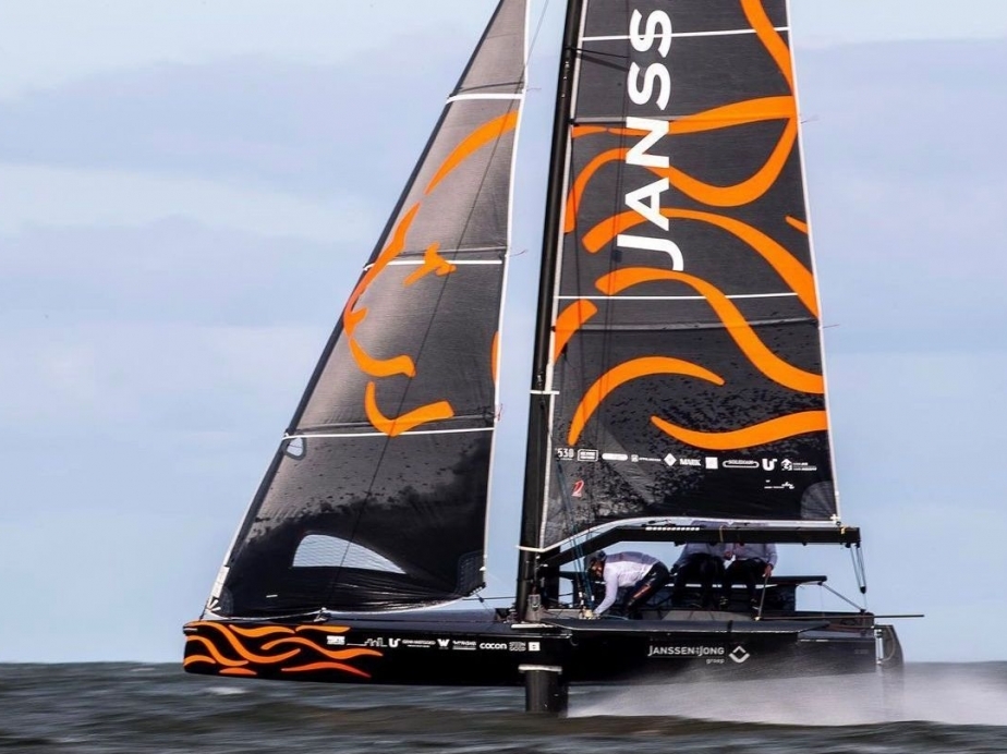 foiling monohull yacht